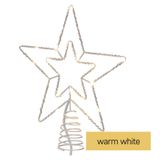 Standard LED connecting Christmas star, 28.5 cm, outdoor and indoor, warm white