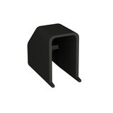 Cable duct adapter, deep black, Halogen free KKA 1515/sw