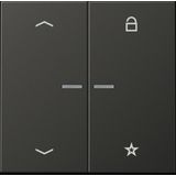 LB Management push-button 2-gang AL1702AN