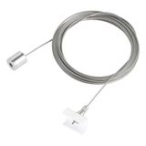 SUSPENSION 6m WHITE FOR 3-PHASE TRACK