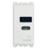 A+C-USB power unit 15W5V1M antibactwhite