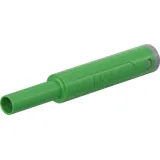 4 mm jack, crimp connection, 1.0 mm², CAT II/CAT III, green, 66.2052-25