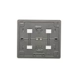 Single switch with indicator LED light, (module), 10AX, quick connection, white