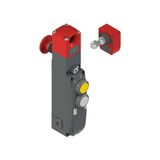 NG series safety switch with lock and integrated control devices, with actuator