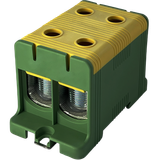 Primary terminal FT1150G2 2Р,  Cu:35~150 / Al:35~150 mm², yellow/green