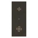 Dimmer for fans 220-240V black