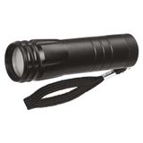 COB LED Metal Flashlight, 100 lm, 3× AAA
