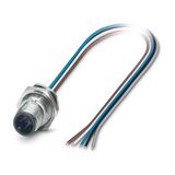 SACC-DSI-M12MS-5CON-M16/1,0 - Device connector, rear mounting