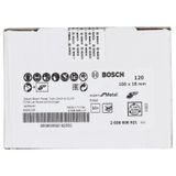 Fibre sanding disc R444, Expert for Metal 100 mm, 16 mm, K120