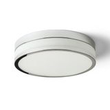 CIRA LED 35 ceiling opal-colored glass/chrome 230V LED 24W IP44 3000K