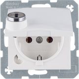 SKO Sock out hing cov, f-m lock - diff clo, S.1/B.3/B.7, pol wh glossy