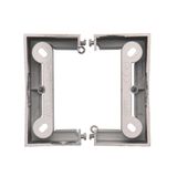 Single button for switches and push buttons, white