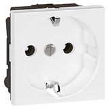 Socket 16A 2P+T German Type Shuttered White , Legrand - Arteor