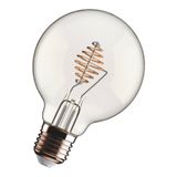 LED Metal Spiral G95 E27 5.5W 2700K Clear