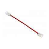 Transparent connector for LED strips COB with cable 15 cm