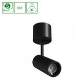 SPOT M OPRAWA ANTYNKOWA 10W CCT 230V 30st IP20 śr.44 x145x205mm CZARNY 5 LAT GW. SPECTRUM