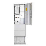 Meter connection column 2-field, H=2010mm, 2-eHZ, hood closed, ZSA202-2-2eHZ-APZ-HAK-HG (ZSA202-2-2eHZ-APZ-HA)