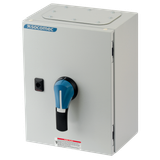 Load break switch SIRCO 4P 1250A in steel enclosure black handle