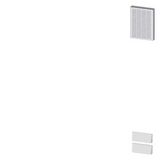 IP43 kit rear panel, W: 350 mm