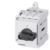 Switch disconnector 3LD3, Iu 25 A main control switch 3-pole