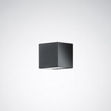 Wall and ceiling luminaire Skeo Q Lens Anthracite ET 4W 100lm rotationally sym. wide (RB) IP65 IK06 3 SDCM