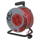 PVC Extension Cord Reel – 4 sockets, 30m, 1mm2