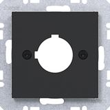 Central plate Ø22.5 mm, A.x/C.x/S.1/B.x/Q.x/K.x matte black