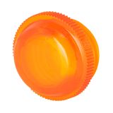 Orange flat lens for pilot light