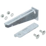 Bracket with connection profile B510mm Steel Hot-dip galvanised zinc