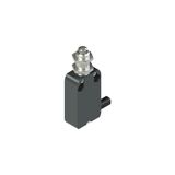 Modular prewired switch with plunger with M12 threaded bearing