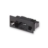 NK3P.B | Panel mounting adapter 3-pole, black