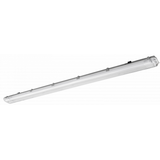 G-TECH Hermetic luminaire 258, 2x150 T8 LED (single-sided connection), G13, IP65, ABS/PS, gray