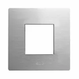 ALUMINIUM PLATE 98X98, S44 NATURAL ALUMINIUM COLOUR, WITHOUT FRAME ? 2 MOD.