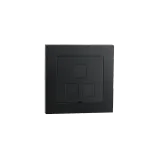 MODULAR OUTLET 3X KEYSTONE BLACK 6-PACK
