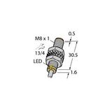 Inductive Sensor With Increased Switching Distance   BI2-M08-AP6X