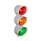Traffic light module 3LE incl. warning lights LED AMP 8968