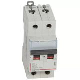 Circuit breaker DX³6000 2P 10A C-curve 10kA 230–400V 2 modules