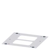Roof plate for module inserts IP54, D: 400mm W: 400mm