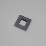 1G WALL PLATE / HORIZONTAL / NO INFILLS / WITH LOGO / SMOKED BRONZE