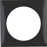 Integro Flow Frame, 1-Gang Black Glossy