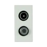 TV+SAT DIR. DEMIX SOCKET WHITEK 1M