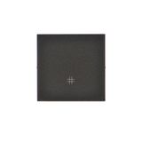 Single button for switches and push buttons, black matt