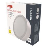 LED surface luminaire NEXXO, round, white, 12.5W, neutral white