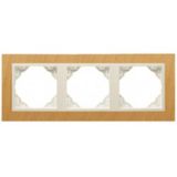 TRIPLE FRAME BEECH/PEARL
