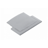 Plug for profile PA-GLAX-AL, (set of 10 pcs.), gray