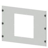 Cover 3WA size 2, 3-pole, fixed-mounted, withdrawable, H: 550 mm W: 800 mm