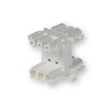 NAD3.W | Distribution block 3-pole, WHITE