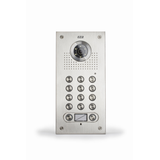flush-mounted door station with encryption, 2 subscribers