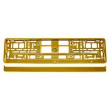 License Plate Frame - GOLD metalic