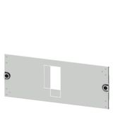 Masking frame 3VA12 (250 A), 4-pole, fixed-mounted, plug-in socket, drive: direct, front-mounted rotary operator, motorized